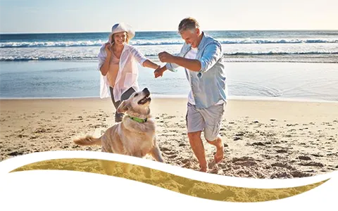 couple on beach